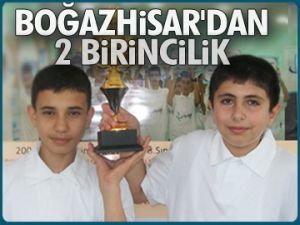 Boğazhisar’dan 2 birincilik