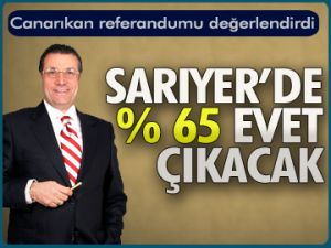 'Sarıyer'de %65 'Evet' çıkacak'