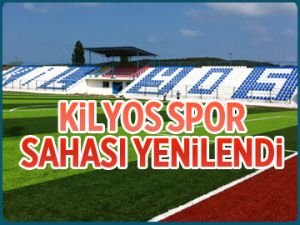 Kilyos spor sahası yenilendi