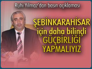 Ruhi Yılmaz'dan basın açıklaması