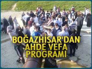 Boğazhisar'dan ahde vefa programı