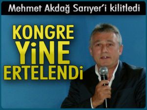 Mehmet Akdağ Sarıyer’i kilitledi
