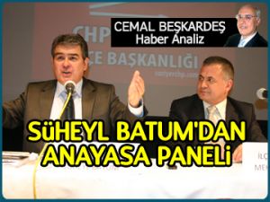 Süheyl Batum'dan anayasa paneli