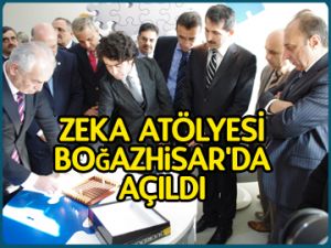 Zeka Atölyesi Boğazhisar'da açıldı