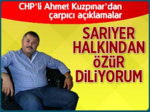 CHP'li Kuzpınar özür diledi!