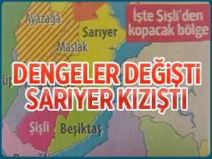 Dengeler değişti, Sarıyer kızıştı