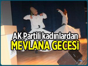 AK Parti'den Mevlana gecesi