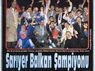 Sarıyer'in Balkan Kupası hikayesi