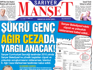 Sarıyer Manşet'in 50.sayısı çıktı