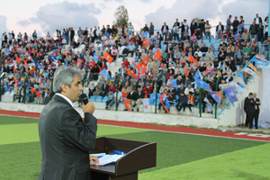 Ekrem Erdem Sarıyer'de 5 bin kişiye konuştu