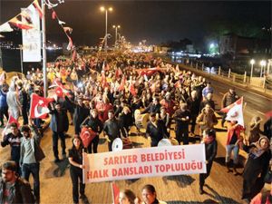 Sarıyer’de cumhuriyet coşkusu