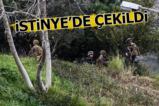 ABD'li deniz piyadeleri İstinye'de devriyede